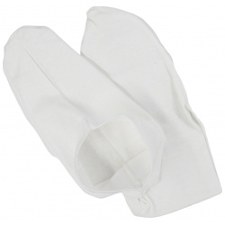 SOLOMEYA Носочки косметические 100% хлопок  в пластиковой упаковке / Cotton Socks for cosmetic use 1 пара 15 020