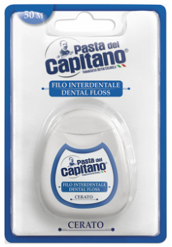 PASTA DEL CAPITANO Нить зубная / Dental Floss 50 м 338Z01 
