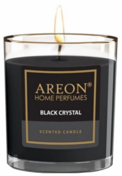 AREON Свеча ароматическая  черный кристалл / HOME PERFUMES Black Crystal 120 гр 704 CR 03