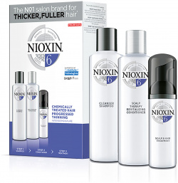 NIOXIN Набор для волос Система 6 (шампунь очищающий 150 мл  кондиционер увлажняющий маска питательная 40 мл) 99240010304