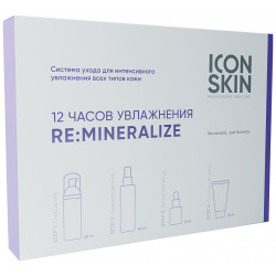 ICON SKIN Набор для интенсивного увлажнения (пенка 50 мл + тоник сыворотка 15 крем 20 мл) Re:Mineralize trial size setRM 4 TS 