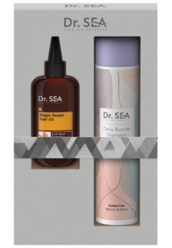 DR  SEA Набор подарочный для волос (шампунь 300 мл + масло 100 мл) HOME SPA & RELAX 3076NR