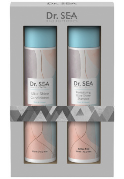 DR  SEA Набор подарочный для волос (шампунь 300 мл + кондиционер мл) SHINE & BRIGHT 3073NR