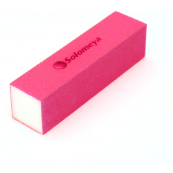 SOLOMEYA Блок шлифовщик для ногтей  розовый / Pink Sanding Block 06 330