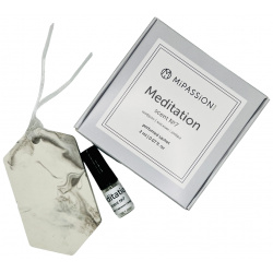 MIPASSIONcorp Саше парфюмированное мраморное из гипса  шафран жасмин амбра / MiPASSiON Meditation 1 шт 4631169205928