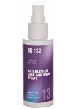 BEAUTYDRUGS Спрей для тела и лица / BD 132 13 Anti Blemish Face and Body Spray 100 мл 4673726085246 
