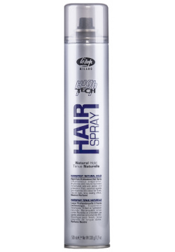LISAP MILANO Лак нормальной фиксации для укладки волос / Hair Spray Natural Hold HIGH TECH 500 мл 140400000 