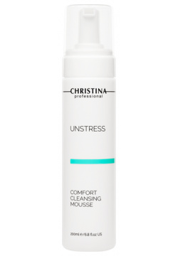 CHRISTINA Мусс очищающий / Comfort Cleansing Mousse Unstress 200 мл CHR766 