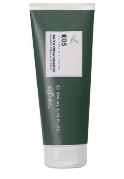 KAARAL Крем шампунь на основе серы / K05 Sulphur Cream Shampoo 200 мл 1049 