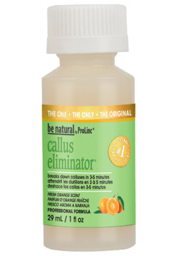 BE NATURAL Средство с запахом апельсина для удаления натоптышей / Callus Eliminator Orange 29 мл 1251 