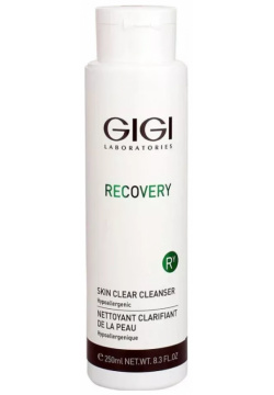 GIGI Гель для бережного очищения / Pre & Post Skin Clear Cleanser RECOVERY 250 мл 20050 