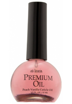 INM Масло для кутикулы с ароматом персика / Premium Peach Oil 15 мл PPCO15 