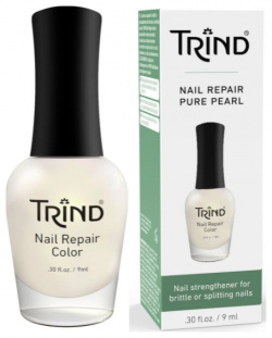 TRIND Укрепитель для ногтей белый перламутр / Nail Repair Pure Pearl 9 мл 50103003 