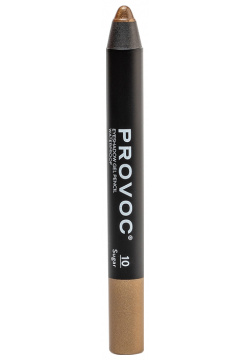 PROVOC Тени карандаш водостойкие шиммер  10 оливковый / Eyeshadow Pencil 2 3 г PVEP10