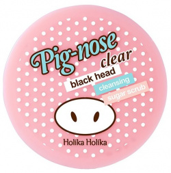 HOLIKA Скраб очищающий сахарный Пиг ноуз / Pig nose Clear Black Head Cleansing Sugar Scrub 30 мл 20011717 
