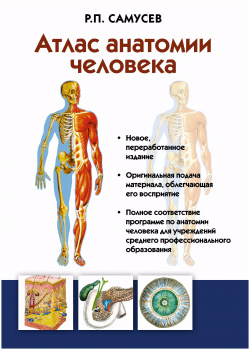 Атлас анатомии человека: учебное пособие для студентов учреждений среднего профессионального образования  7 е изд АСТ 9785170839476