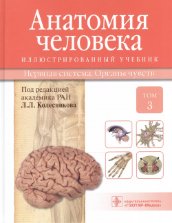 Анатомия человека Т 3 Нервная система Органы чувств Учебник в томах Гэотар Медиа 9785970428863 