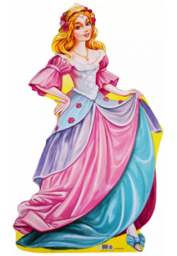 Плакат вырубной "Принцесса  Золушка"
