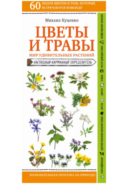 Цветы и травы  Мир удивительных растений Наглядный карманный определитель Эксмо 9785041118877