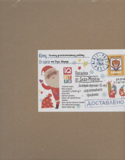 Посылка От Деда Мороза  Для детей 3 до 4 лет Базовый комплект IQ игр волшебного праздника Айрис пресс 9785811280063