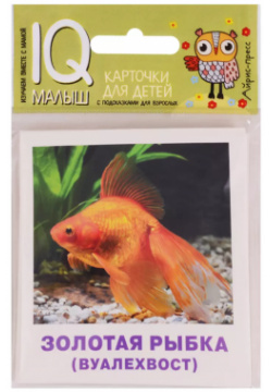 Умный малыш  Аквариумные рыбы Набор карточек для детей Айрис пресс 9785811267088 Н