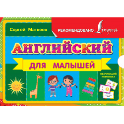 Английский для малышей: обучающий комплект по английскому языку: книга + 48 обучающих карточек АСТ 9785170909384 