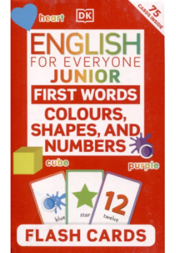 Junior First Words Colours  Shapes and Numbers Flash Cards Dorling Kindersley 9780241603949
