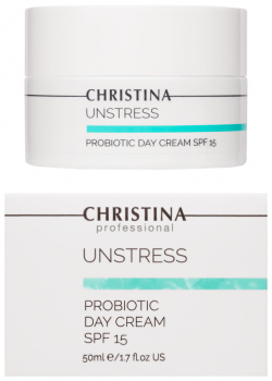 Unstress Probiotic Day Cream SPF 15 Christina Cosmetics