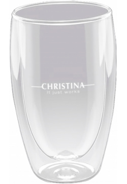 Christina Double wall glass Cosmetics Соблюдение питьевого режима – полезная