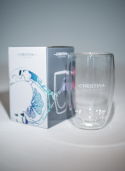 Christina Double wall glass Cosmetics