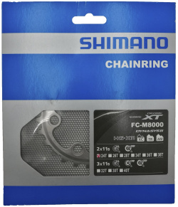 Звезда передняя SHIMANO  для FC M8000 2 24T BB 34 Y1RL24000 УТ 00034319