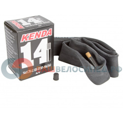 Камера велосипедная KENDA 14"х1 75 2 125  (47/57 254/263) автониппель 5 511304 00 00013266