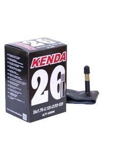 Камера велосипедная KENDA 26"х1 75 2 125 (47/57 559)  автониппель 48 мм 5 514123 00 00013281