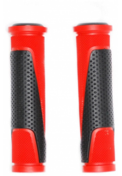 Ручки велосипедные HORST на руль H305  резиновые 130мм черно красные 00 170468 УТ 00036502
