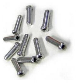 Концевик SHIMANO алюминиевый  для троса переключателя 10 штук Y62098060 00 00021443
