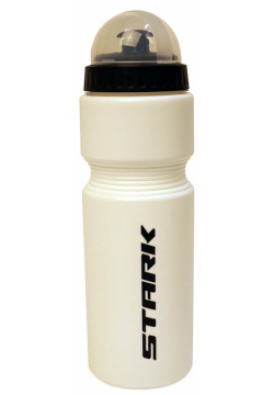 Фляга велосипедная STARK  750мл пластик с клапаном и защитным колпачком белая TC BT57 УТ 00131960