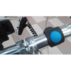 Звонок велосипедный M Wave  электро 100Дб быстросъемный пластик влагозащитный с батареей черный 5 420270 00 00017199