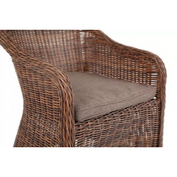 Плетеное кресло Равенна коричневое 4sis YH C1103W brown1