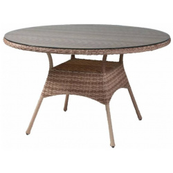 Комплект DECO 6 с круглым столом светло коричневый Aiko KD6 503511300