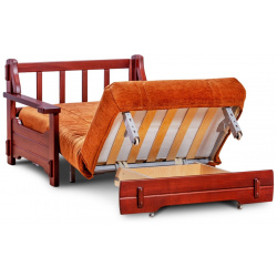 Кресло кровать аккордеон Брест с деревянными подлокотниками Фиеста