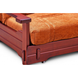 Кресло кровать аккордеон Брест с деревянными подлокотниками Фиеста