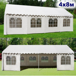 Садовый павильон AFM 1027W Афина шатер Полный размер: 400х800 Высота: в коньке