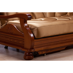 Кресло кровать Милан с деревянными подлокотниками Фиеста 
