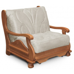 Кресло кровать Милан с деревянными подлокотниками Фиеста