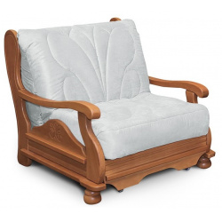 Кресло кровать Милан с деревянными подлокотниками Фиеста