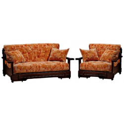 Комплект мягкой мебели Япет с деревянными подлокотниками Фиеста 