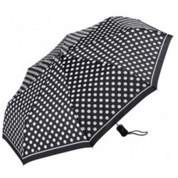 Др Коффер E411 1s2200 зонт жен  в горошек Dr Koffer Легкий и удобный женский