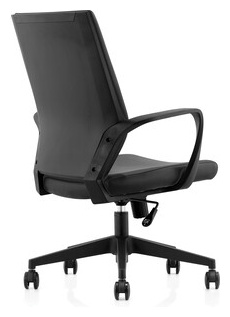 Кресло офисное NORDEN Союз LB/ черный пластик/черная экокожа CH 192B S29 40