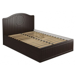 Кровать с ламелями и подъемным механизмом Compass Монблан МБ 605К 200x140 орех шоколадный