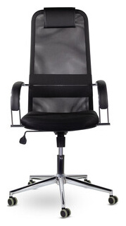 Кресло офисное Brabix Pilot EX 610 CH черное (532417) 532417